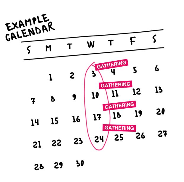 Example Youth Calendar